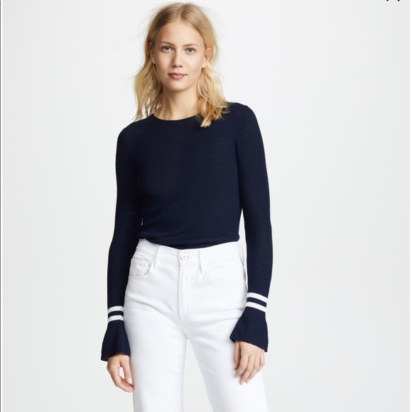Vince Sweaters - Vince Striped Cuff Crew Sweater NWT